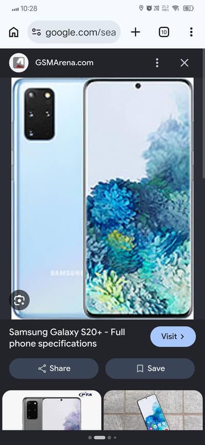 Samsung Mobile S20 Plus