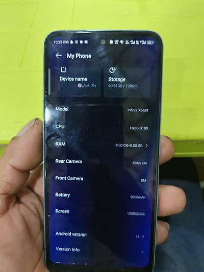 Infinix X6881 — 8GB RAM / 128GB