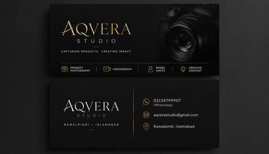 Premium Product Photography & Videography | Model Shoot | Rawalpindi