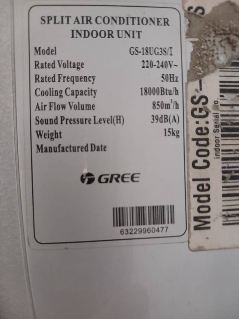 Gree Ac split 3