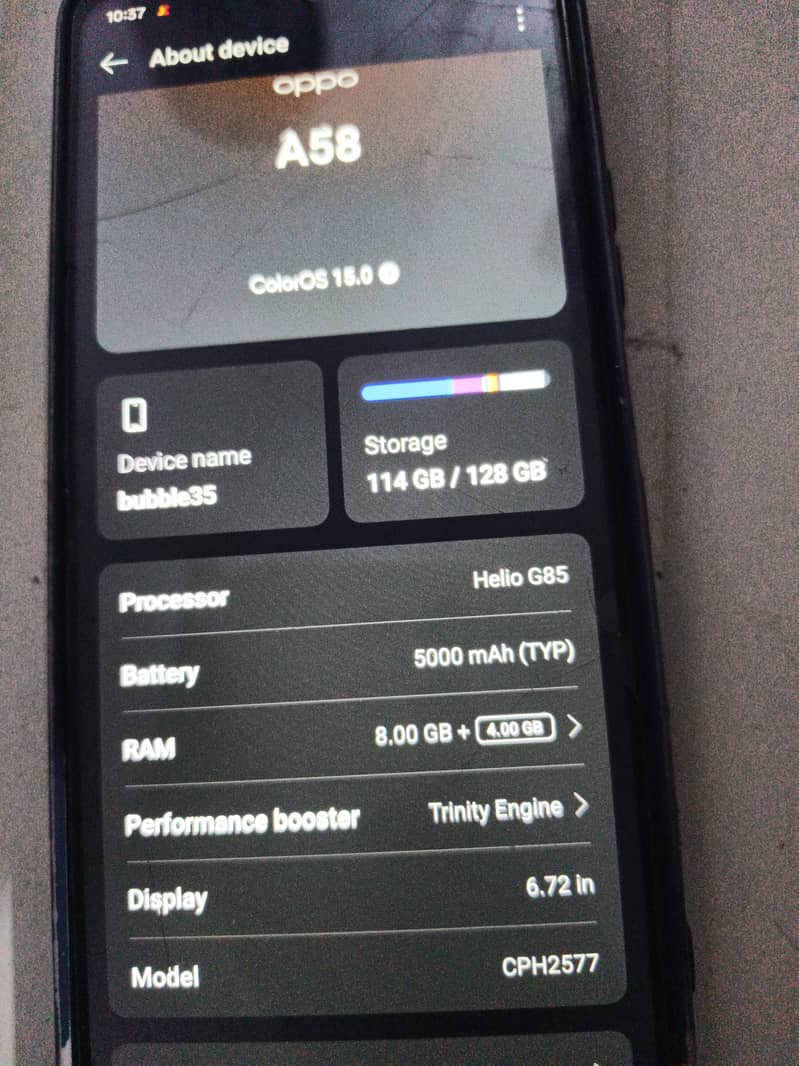OPPO A58 4