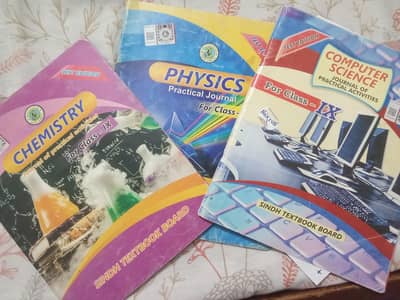 9th class k bane hue practicals available for sindh board
