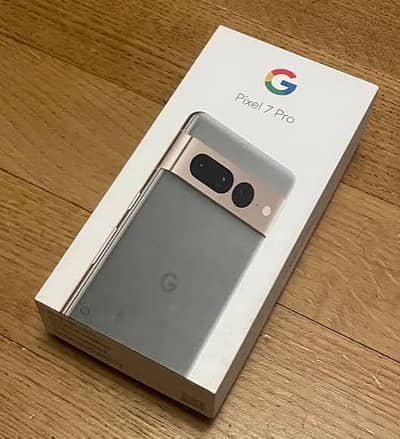google pixel 7 pro mobile phone complete box
