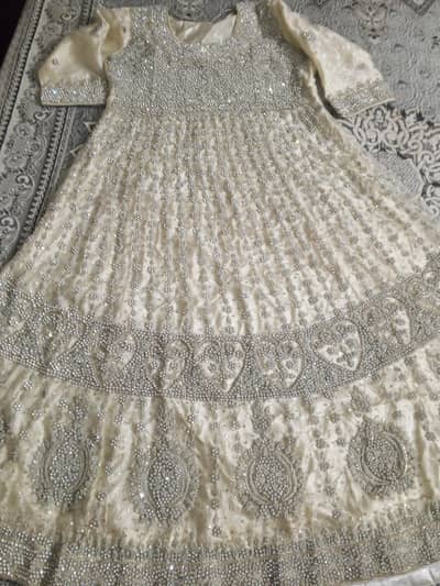 heavy bridal walima dress