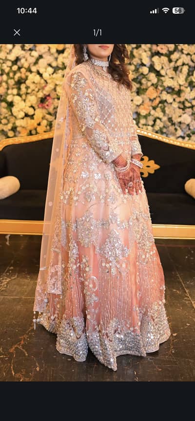 Bridal walima dress
