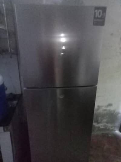 higher refrigerator touch door grey colour large size