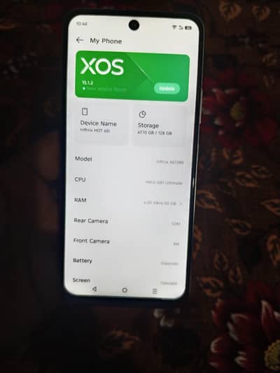 Infinix hot 60i with box