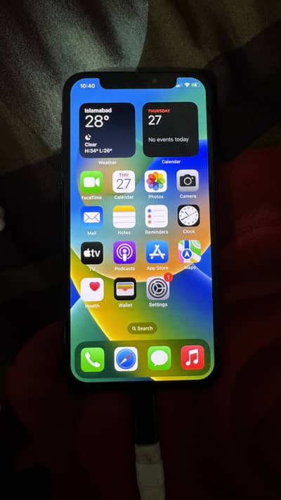 Apple iPhone X Pta Approved 64Gb Black