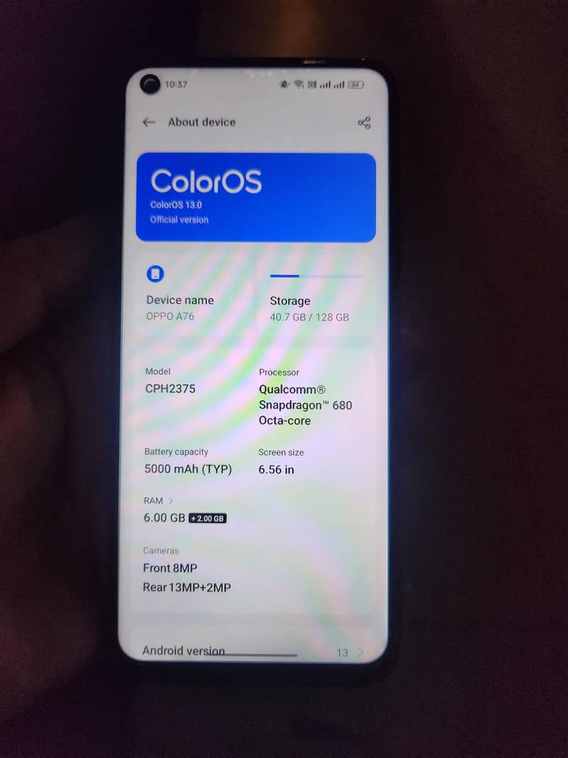 OPPO A76 6