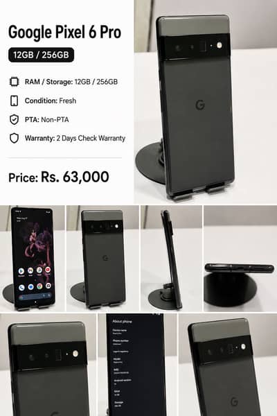 Google Pixel 6 Pro 12/256GB | Fresh Condition | Non-PTA