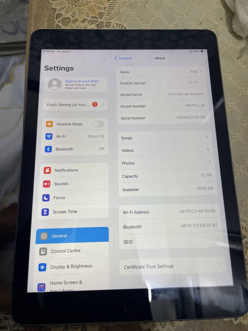 Ipad 6th Generation 2