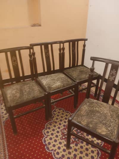 dinner table with chairs