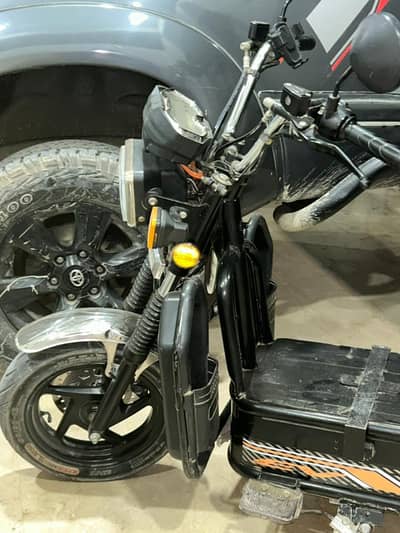 crown knight rider electric scooty bike