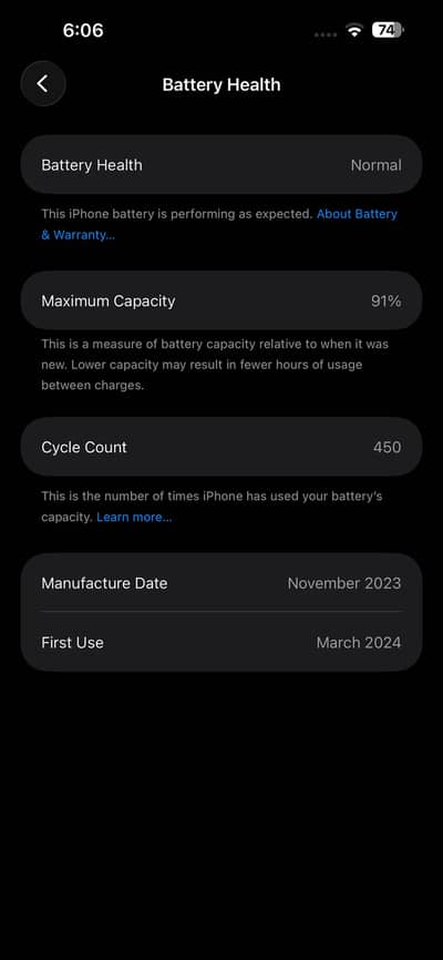 Apple iPhone 15 Pro Max jv Natural Titanium Rs 153000