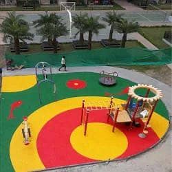 EPDM & SBR jogging track system