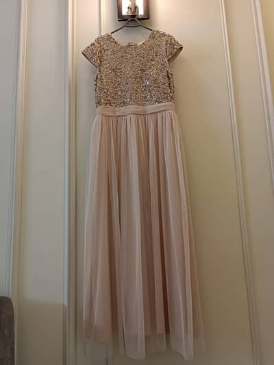Lipsy UK branded party wedding maxi dress age 9 years