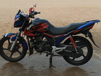 cb 150 f new new bike ha urgent for sale ha  03435009486