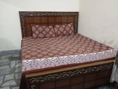 king size bed pure wooden