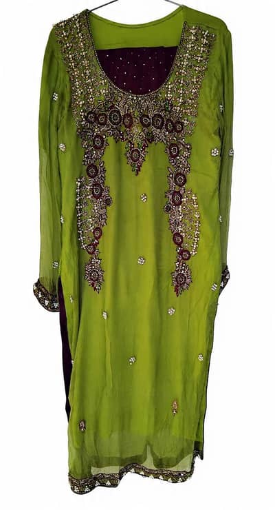 pure crinkle chiffon shalwar kameez