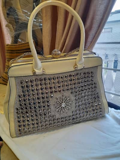 fancy formal hand bag