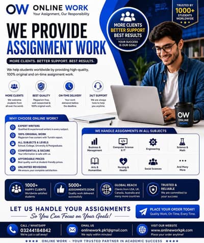 Organic Assignment Work Provider