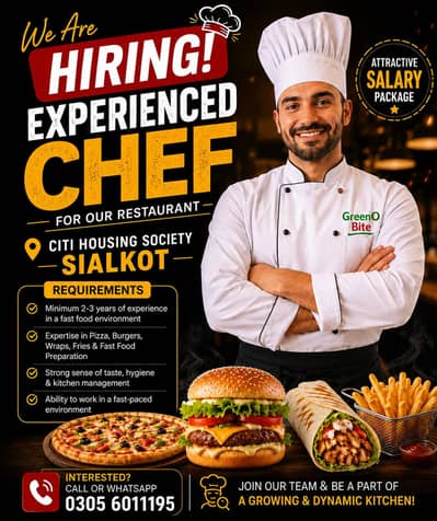 Fast Food Chef Required || Male Job || Urgent Hiring || Jobs