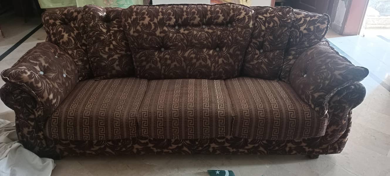 6 seter sofa set good condition 3