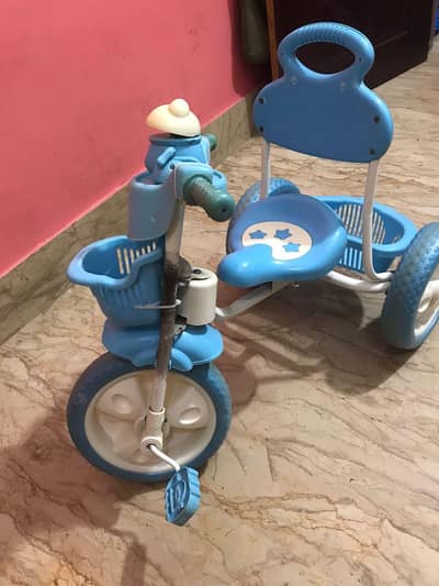 Kids Tricycle / Baby Cycle with Basket – Blue Color