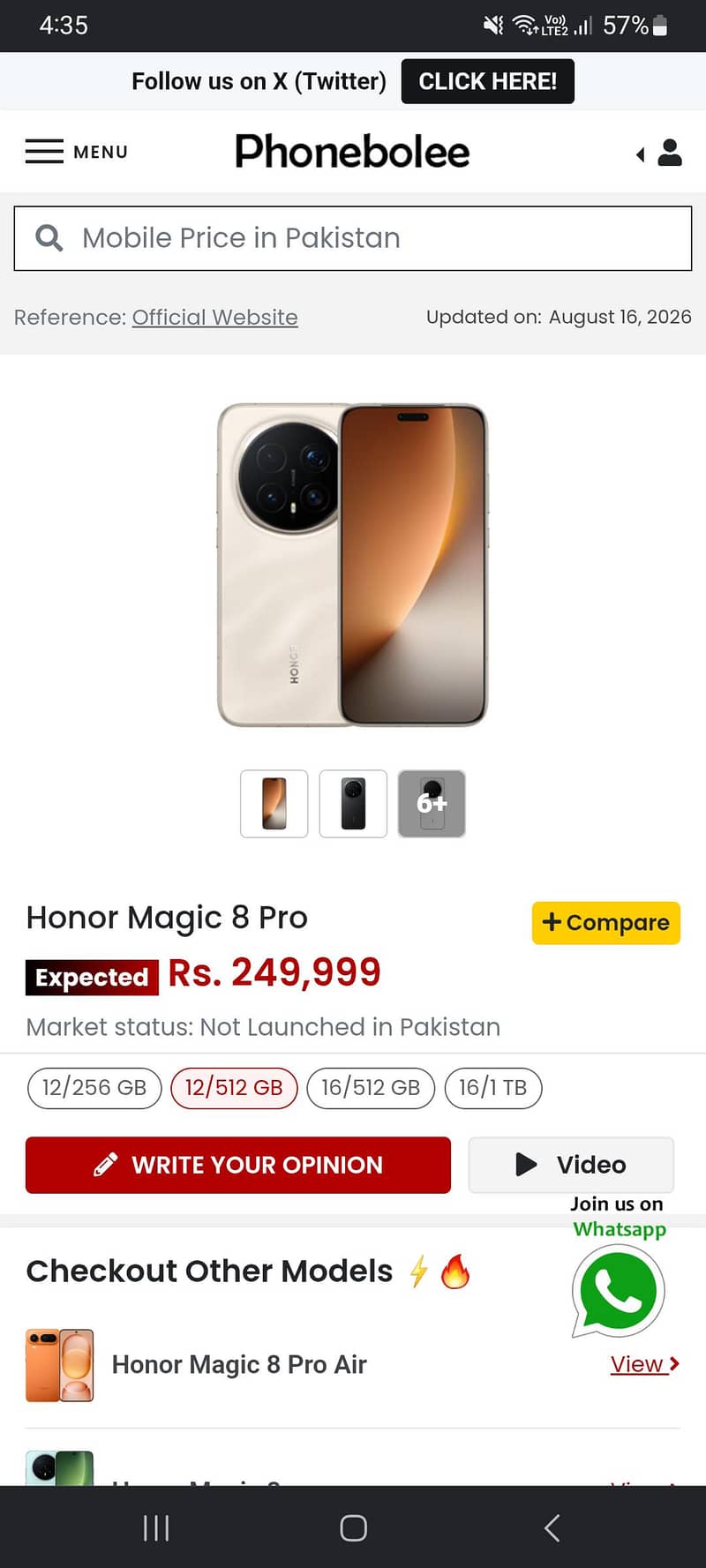 Honor Magic 8 Pro 2