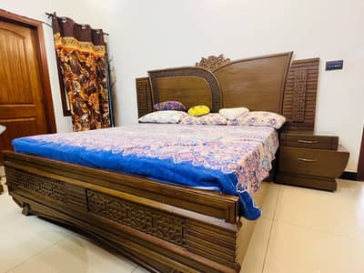 Complete Bedroom Furniture set - Bed , Dressing Table 3 Door wardrobe