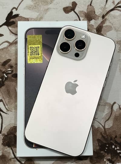 Apple iPhone 16 Pro Max PTA Approved