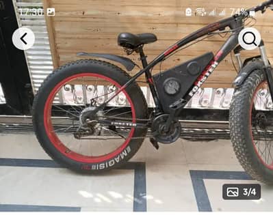 Electric / Hybrid Bicycle (Fat Tyres) 9/10