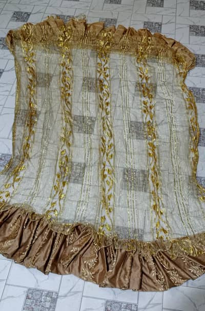Stylish golden design Curtain