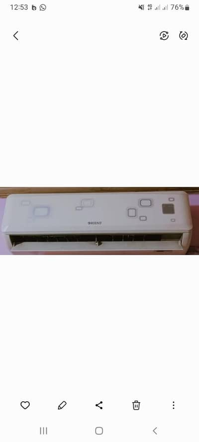 Orient 1.5 ton split Ac