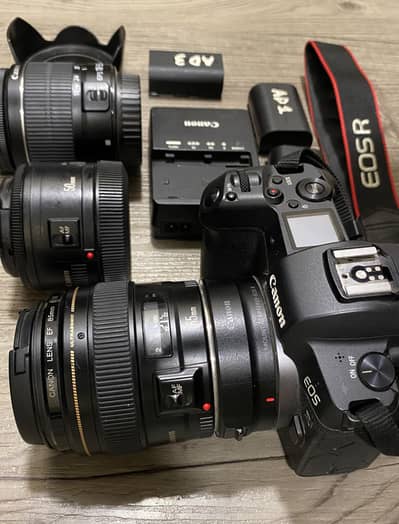 Canon EOSR for sale with kit and accessories