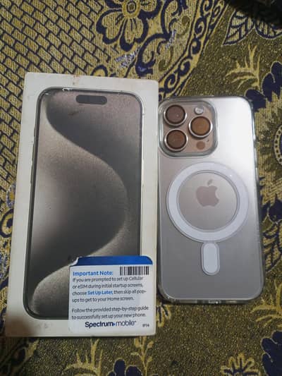i phon 15 pro with box