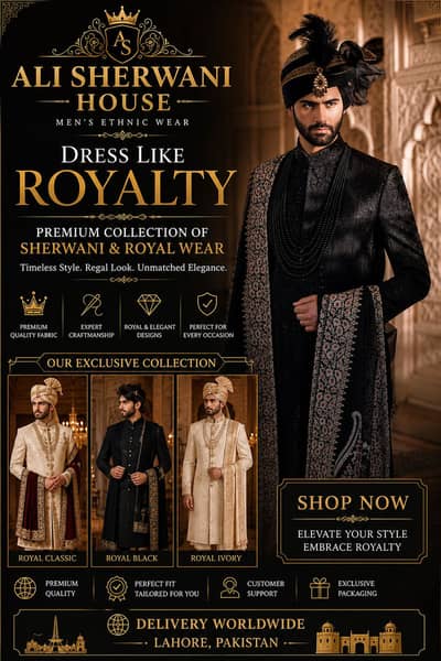 Grooms Sherwani On Rent