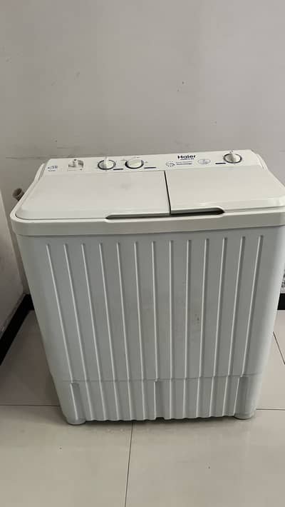 Haier 7.5 KG Twin Tub Washing Machine Slightly Used