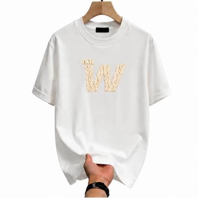 Premium W Logo Oversized T-Shirt | Black & White