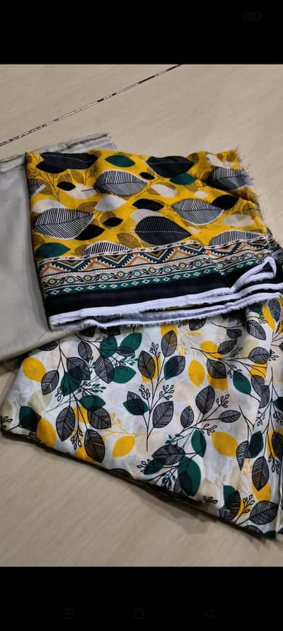 3 piece unstitched dress original khaadi