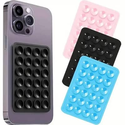 phone silicone suction cup pad