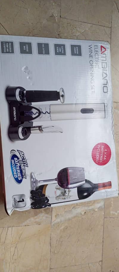 ambiano electric wine set