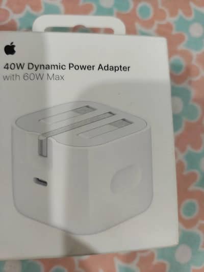 brand new apple charger 40watt with 60 watt power