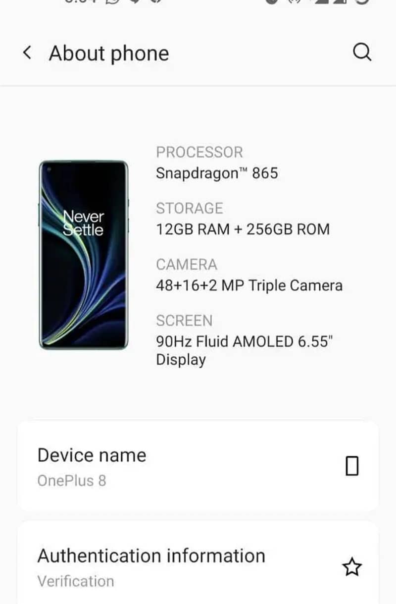 One Plus 8 0