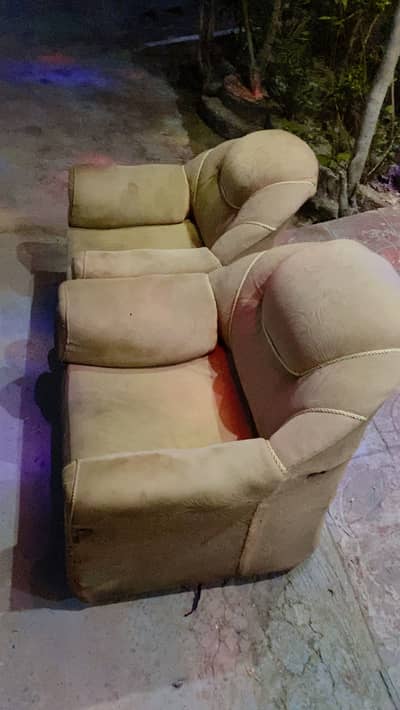 6 seater sofa set with covers for sale