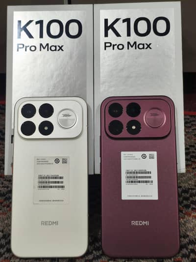REDMI K100 PRO MAX white and red
