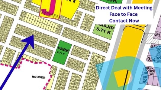 J-1624 | Direct Deal with Meeting | 5 Marla | Near 8.7 Kanal Park & Mosque Park-Side Location | Direct Approach | Phase 9 Prism