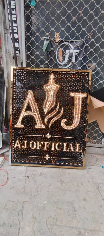 3d Sign board