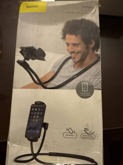 Baseus Neck-Mounted Hands-Free Phone & Tablet Holder – 360° Adjustable