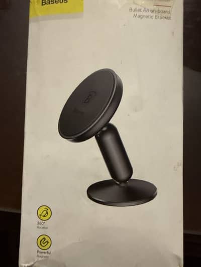Baseus Bullet Magnetic Car Phone Holder – 360° Dashboard Mount